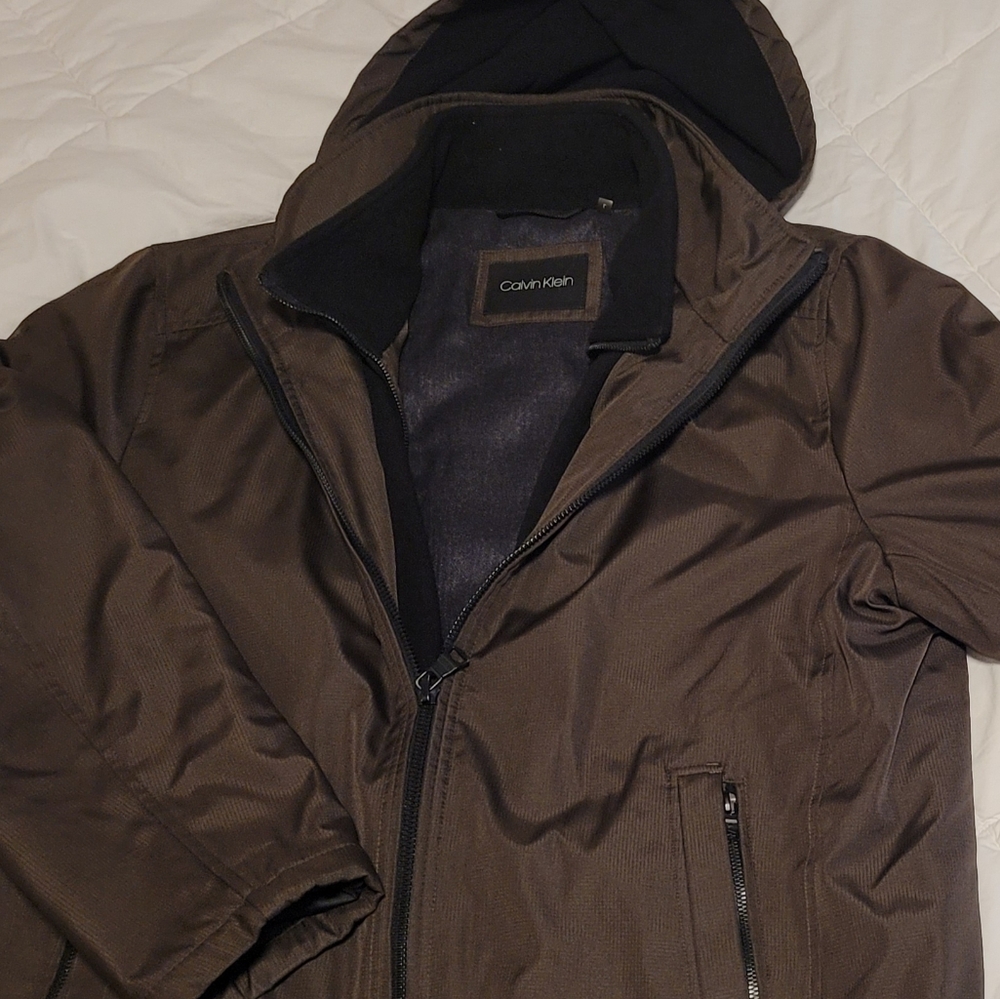 Calvin Klein Dark Brown Heavy Winter Jacket